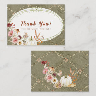 Carte De Correspondance Aquarelle élégante Tombez amoureux d'une petite ci