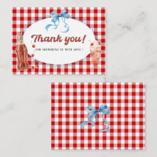 Carte De Correspondance Aquarelle ÉléganteElle est prête à éclore  Baby sh