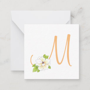 Carte De Correspondance Aquarelle et stylo Magnolia