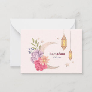 Carte De Correspondance Aquarelle Ramadan Kareem