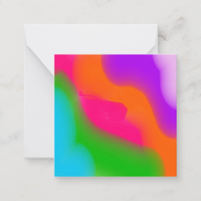 Carte De Correspondance Aquarelles Sherbet (Devant)