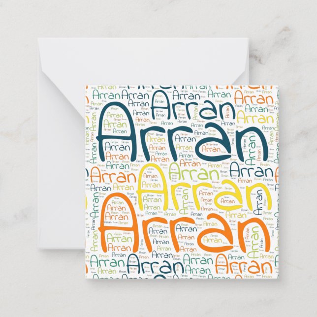 Carte De Correspondance Arran (Devant)