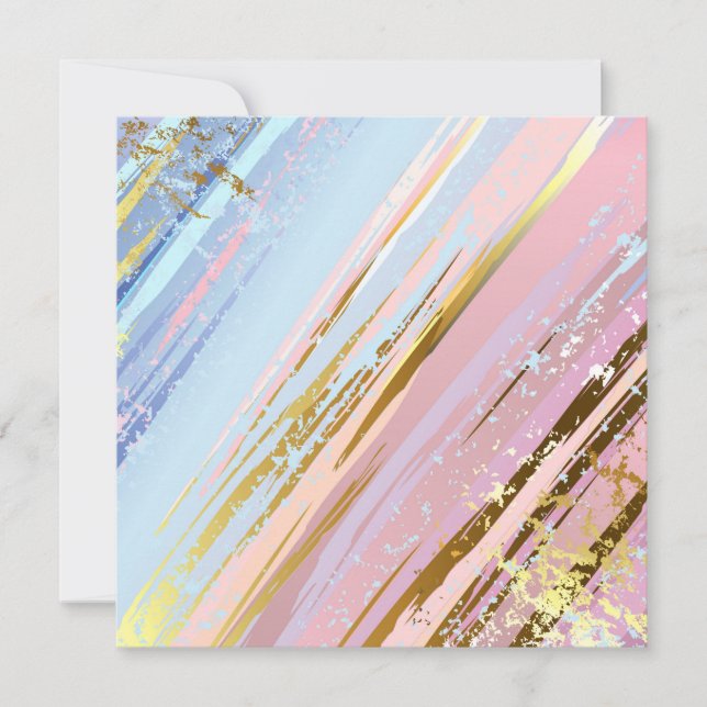 Carte De Correspondance Arrière - plan rose texturé (Devant)