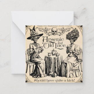 Carte De Correspondance Arsenic et Vieille Dentelle