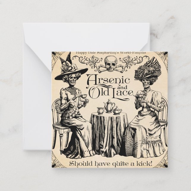 Carte De Correspondance Arsenic et Vieilles Dentelles (Devant)