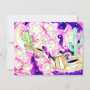 Carte De Correspondance Art de cactus