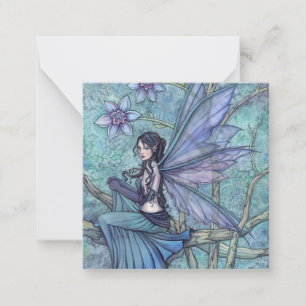 Carte De Correspondance Art de fée de jardin serein par Molly Harrison