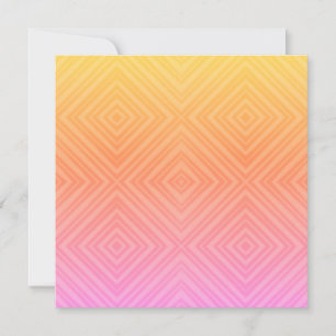 Carte De Correspondance Art Pop Moderne Diamant Hypnotique Pastel Douce