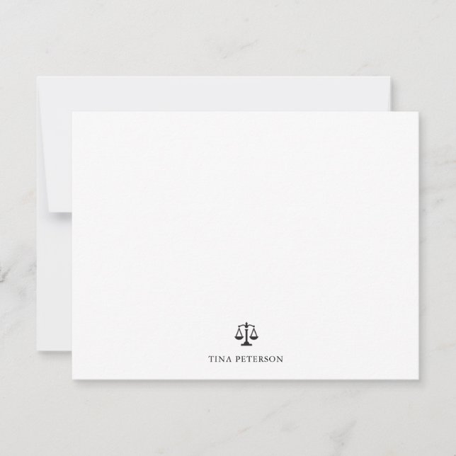 Carte De Correspondance Avocat (Devant)