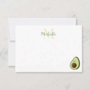 Carte De Correspondance Avocat de dessin animé mignon monogramme personnal