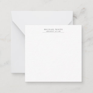 Carte De Correspondance Avocat minimaliste professionnel