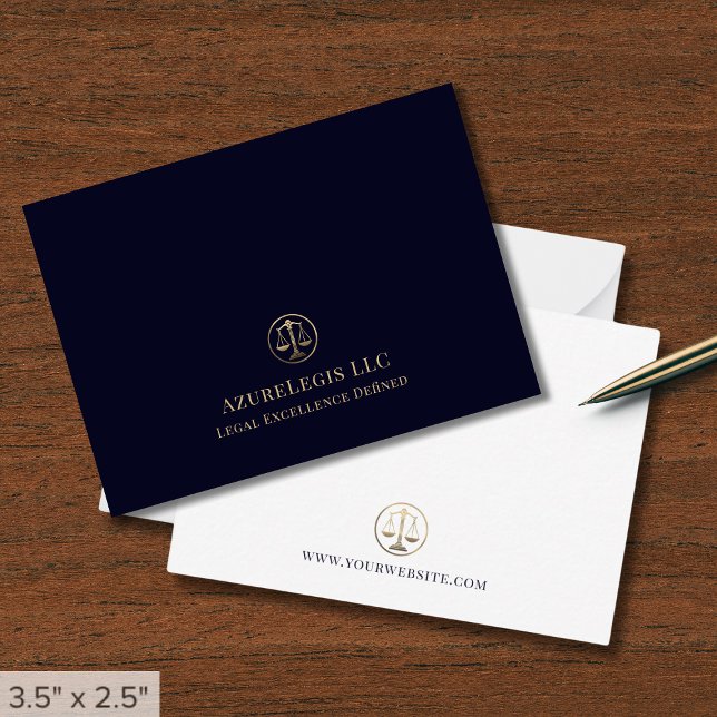 Carte De Correspondance Avocat professionnel simple (Créateur téléchargé)