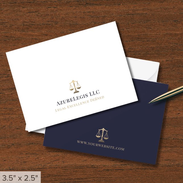 Carte De Correspondance Avocat professionnel simple (Créateur téléchargé)
