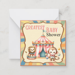 Carte De Correspondance Baby Circus