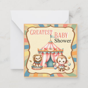 Carte De Correspondance Baby Circus