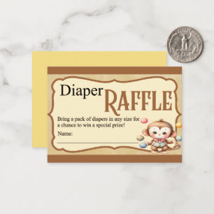 Carte De Correspondance Baby Circus_Diaper Raffle
