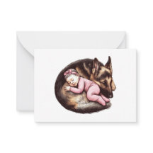 Baby Girl et berger allemand