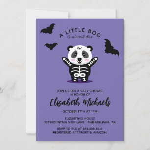 Carte De Correspondance BABY SHOWER Halloween Cute