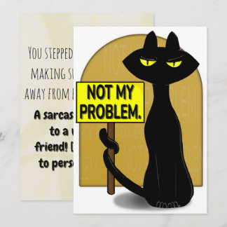 Carte De Correspondance Bad Boogie Funny Thank You Card