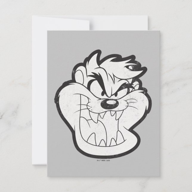 Carte De Correspondance Badge TAZ™ Evil Grin (Devant)