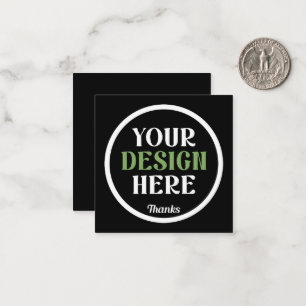 Carte De Correspondance baiser personnalisé, unique, élégant et minimalist