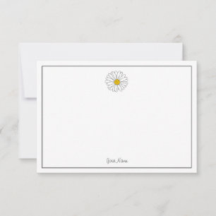 Carte De Correspondance Baisson jaune et blanc