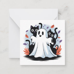 Carte De Correspondance Balade de la Nuit d'Halloween