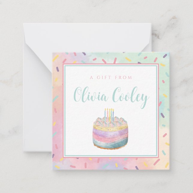 Carte De Correspondance Balise cadeau personnalisée (Devant)