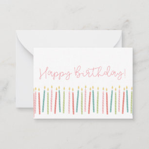 Carte De Correspondance Balise Filles Anniversaire