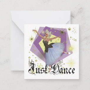 Carte De Correspondance Ballerina - Juste Danse
