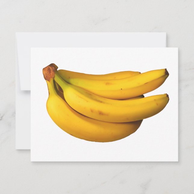Carte De Correspondance Bananes jaunes dans un tas rectangulaire (Devant)
