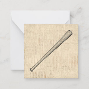 Carte De Correspondance Baseball Bat Sports Art Design