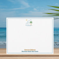 Beach Real Estate Company Cute Customisé