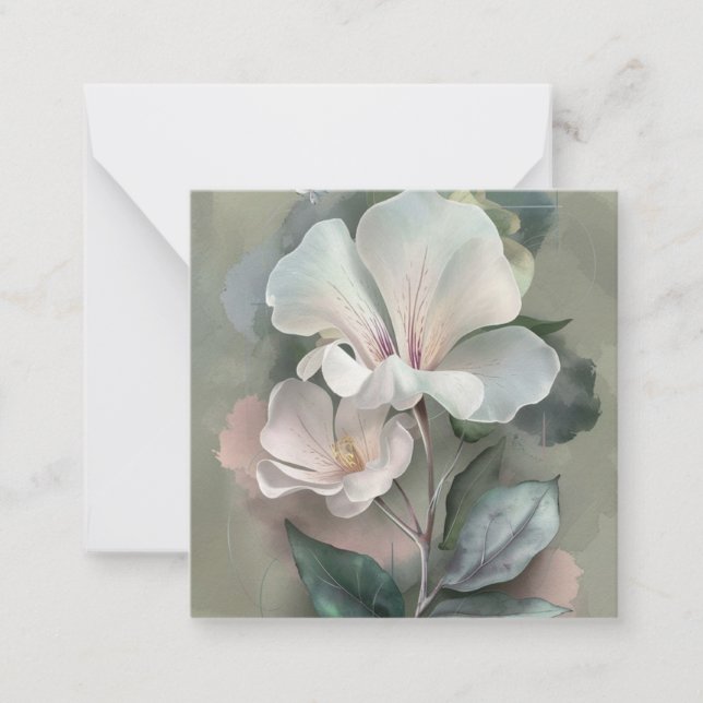 Carte De Correspondance Beauté florale (Devant)