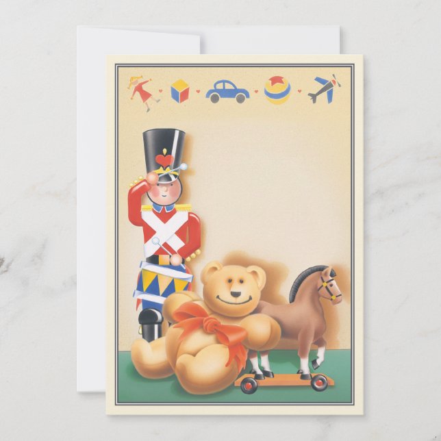 Carte De Correspondance Bébés au Pays des Jouets © (Devant)