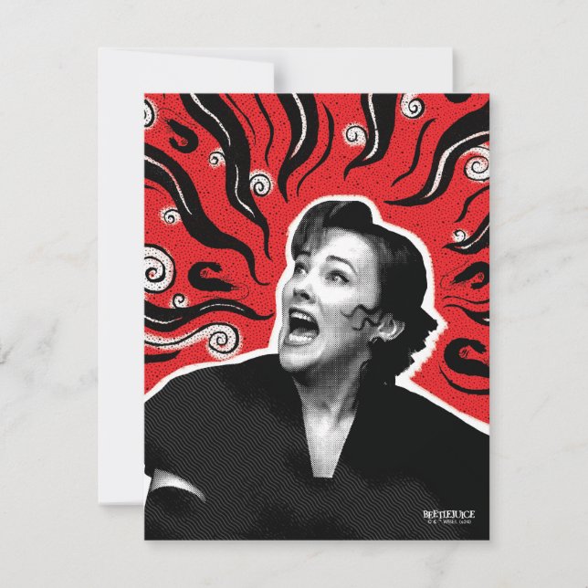 Carte De Correspondance Beetlejuice | Delia Deetz (Devant)