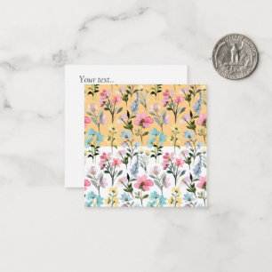 Carte De Correspondance Belles fleurs d'aquarelle Peach Rose anniversaire