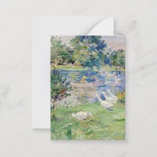 Carte De Correspondance Berthe Morisot - Fille en bateau avec oie