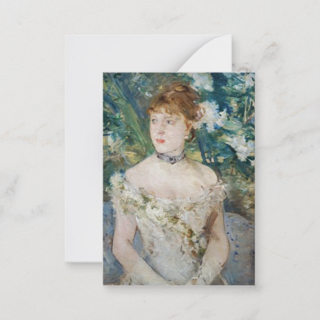 Carte De Correspondance Berthe Morisot - Jeune fille dans une balle (Devant)