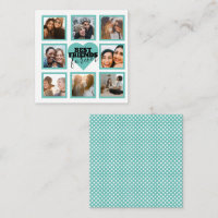 BFF Insta Photo Collage Coeur Turquoise