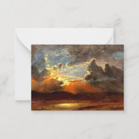 Bierstadt - Ciels illuminés, beaux paysages