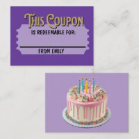 Billet de cadeau de célébration personnalisable