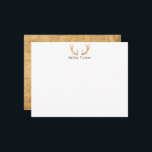 Carte De Correspondance Bois de Cerf Rustique Chasse Chasseur Nom Personna<br><div class="desc">Ce design présente des bois de cerf en bois avec un espace pour un nom/texte en dessous. Cliquez sur le bouton Personnaliser si vous souhaitez ajuster les éléments de design et/ou modifier davantage le texte ! Des variations de ce design, des couleurs supplémentaires, ainsi que des produits coordonnés sont disponibles...</div>