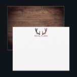Carte De Correspondance Bois Sombre Rustique Chasse Cerf Bois De Cerf<br><div class="desc">Ce design présente des bois de cerf rustiques avec un espace pour un nom/texte ci-dessous et un fond en bois sombre. Cliquez sur le bouton Personnaliser si vous souhaitez ajuster les éléments de design et/ou modifier davantage le texte ! Des variations de ce design, des couleurs supplémentaires, ainsi que des...</div>