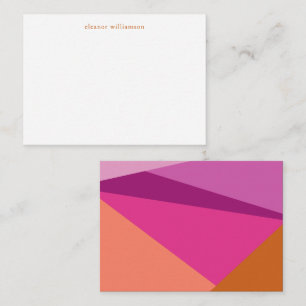 Carte De Correspondance Boîtier cadeau personnalisé en terre cuite violet