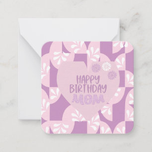 Carte De Correspondance Bonne maman d'anniversaire