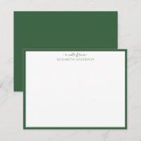 Bordure classique Hunter Green