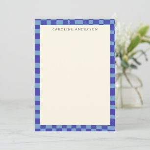 Carte De Correspondance Bordure de tableau de bord bleu Nom personnalisé A