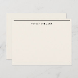 Carte De Correspondance Bordure d'ivoire