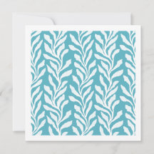 Botanique Côtière Algue Aqua Bleu Océan Minimal